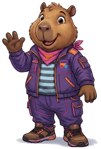Capivara Financeira, mascote da Finaya